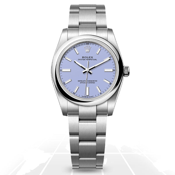 Rolex Oyster Perpetual 34 „Lavender“ 124200