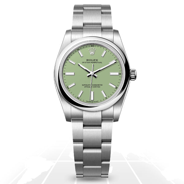 Rolex Oyster Perpetual 34 „Pistazie“ 124200