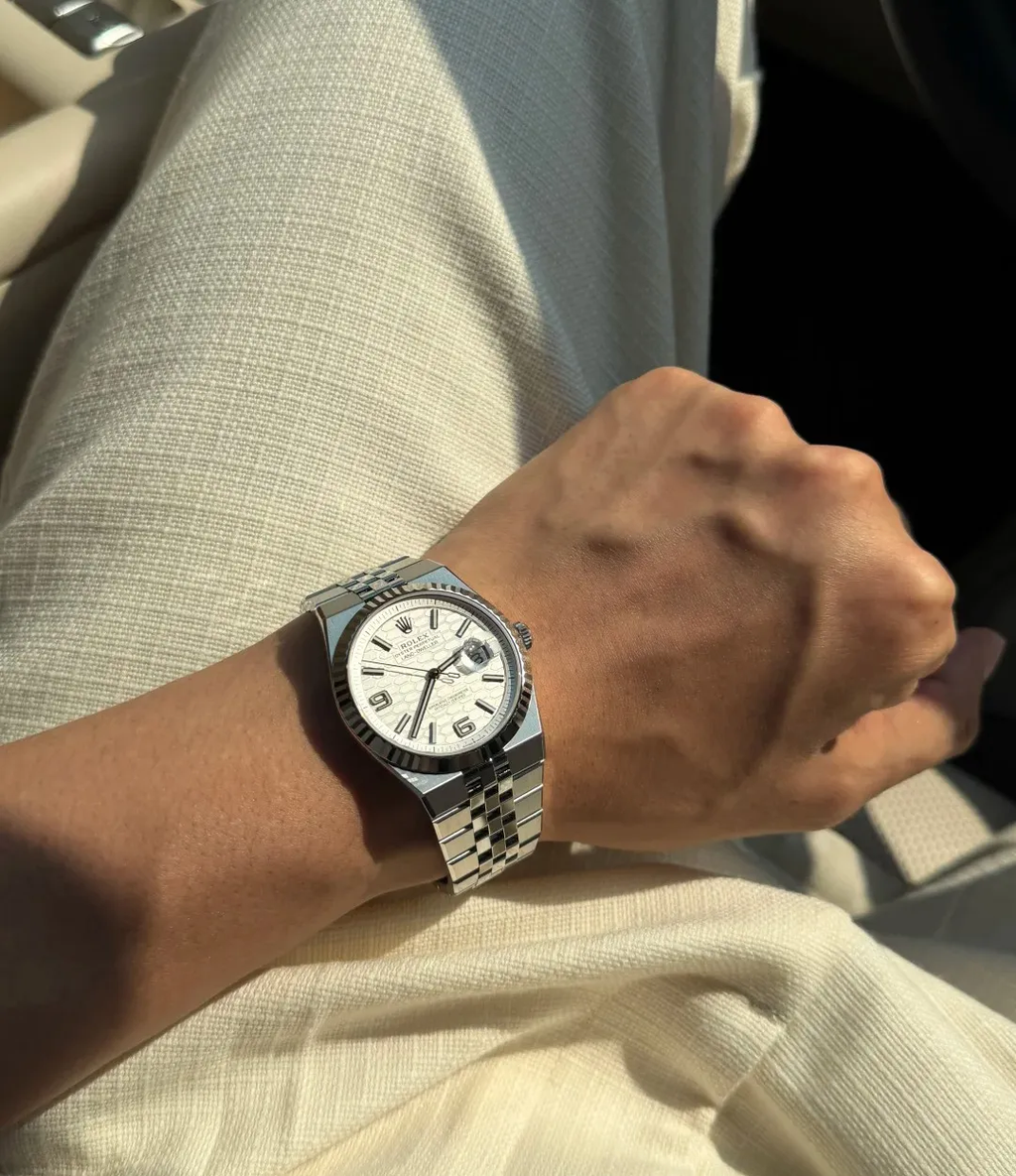 Land-Dweller 40 mm 127334 – Luxus Uhr aus Oystersteel & Weißgold