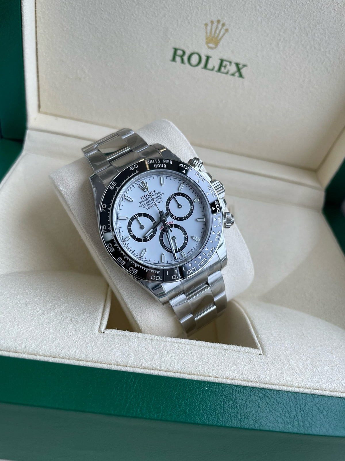 【Begrenzte Stückzahl – Nur solange der Vorrat reich】Cosmograph Daytona Oyster, 40 mm, Edelstahl Oystersteel Referenz 126500LN（m126500ln-0001）