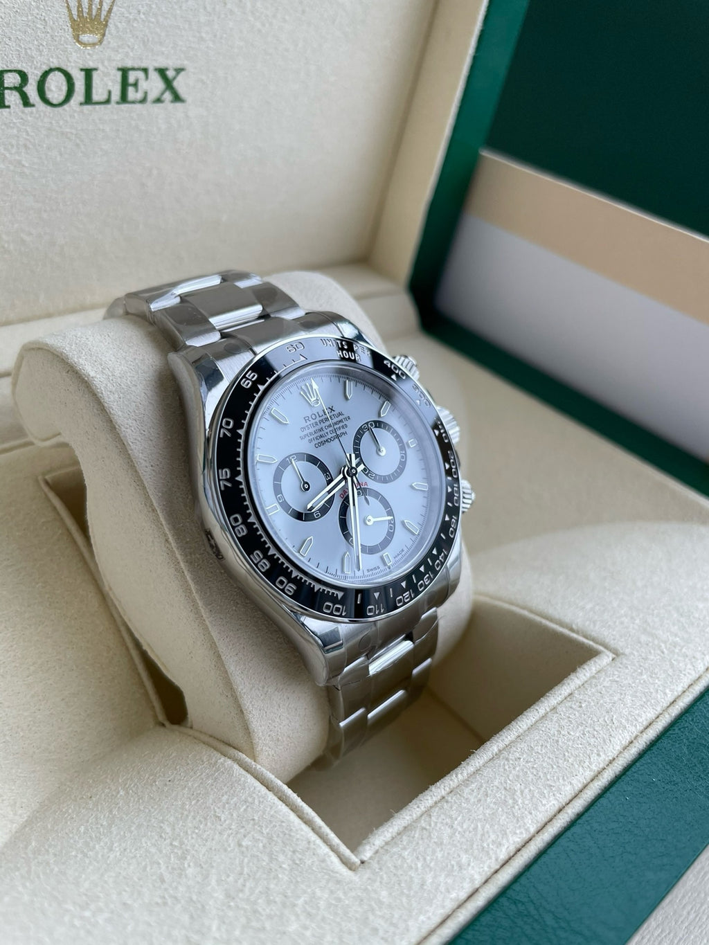 【Begrenzte Stückzahl – Nur solange der Vorrat reich】Cosmograph Daytona Oyster, 40 mm, Edelstahl Oystersteel Referenz 126500LN（m126500ln-0001）