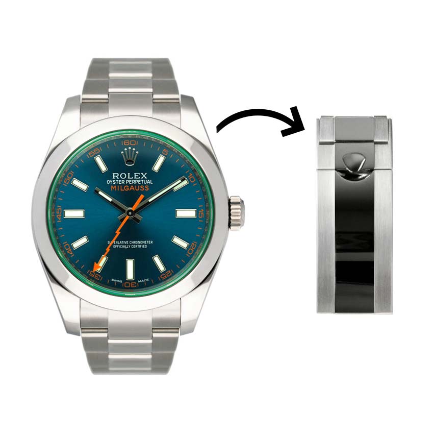 Everest Faltschließe für Rolex Oyster Armband – Milgauss 116400