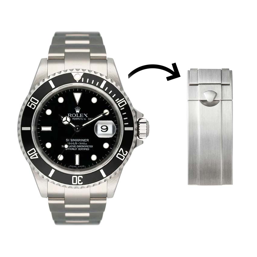 Everest Faltschließe für Rolex Oyster Armband – Submariner 16610